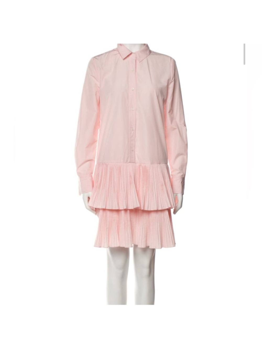 10 Crosby Derek Lam Stirling Plisse Mini Dress - Picture 8 of 15